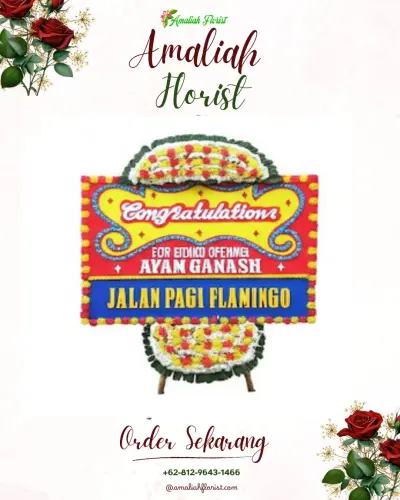 Bunga Papan Congratulation di Banyuasri